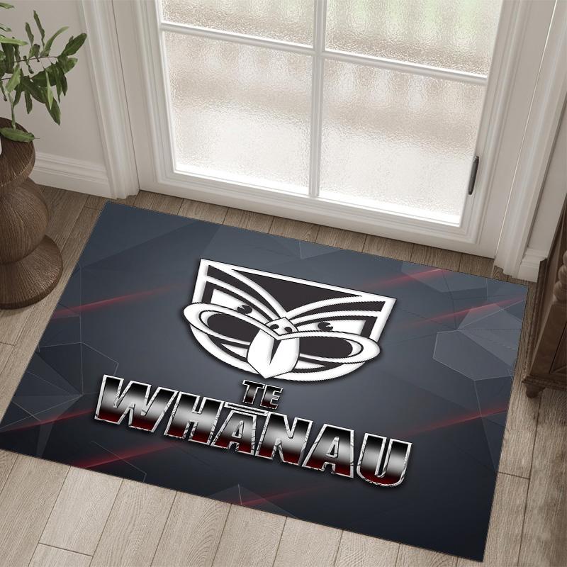 Wigan Warriors Design Crystal Velvet Carpet Cozy Non?Slip Printed Rug For Bedroom Living Room Entrance