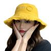 Fashionable Summer Women's Sun Hat With Large Brim And Smiley Face Embroidery For Sun Protection