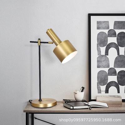 Moderne Guld Kreativ Art Deco Bordlampe Glas Skrivebordslampe Studie-/Sengebordsbelysning E27 Mælkehvid Rund Kugle Skærm Bord ZM109