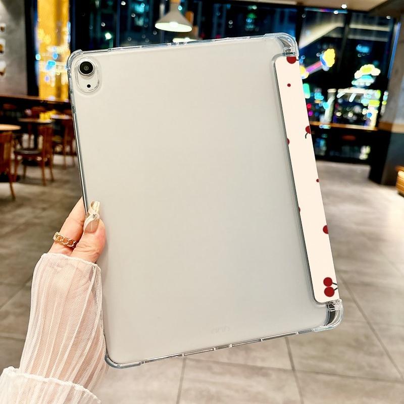 Funda con estampado de cerezas para iPad Pro de 10/11 pulgadas / 6ª/7ª/8ª generación / Air 3ª/Air 4ª/9ª generación/Air 5ª generación / Air 11