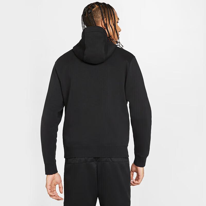 NIKE Men's Winter Hooded Jacket Fleece-Lined for Warmth