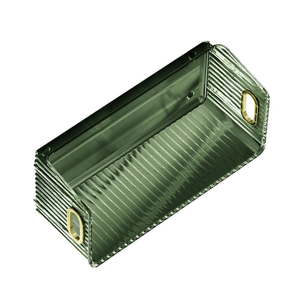 Desktop Storage Rack PET Transparent Stackable Modern Stylish Storage Box for Cup Makeup