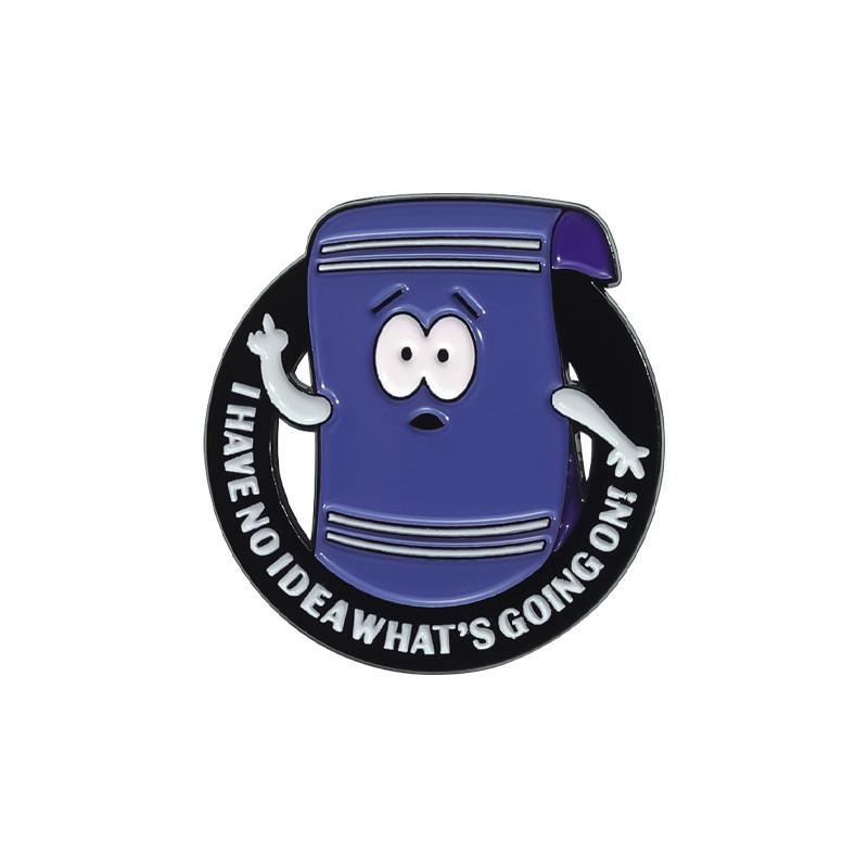 

Fun Cartoon Character Brooches In Vibrant Blue Colorful Design For Fashionable Accessories QHXZ2063