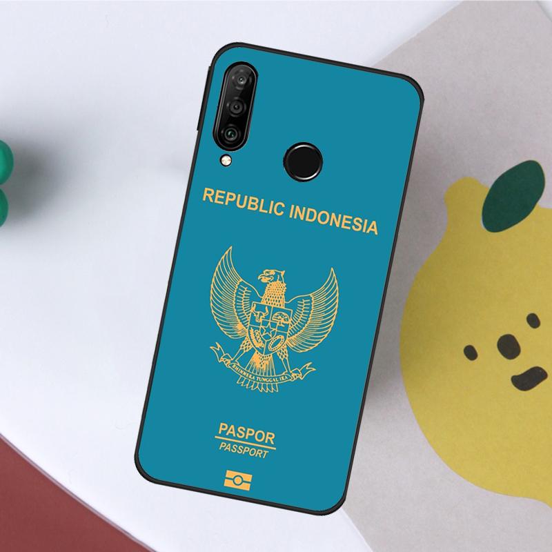 

Indonesia Passport Flag Map For Huawei Nova 12s 12i 11i 8i Y73 Y72 Y61 Y91 Y90 Y70 Y60 9 10 SE P30 P40 Lite P60 Pro Case Huawei Nova Y72