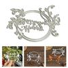 Wreath Cutting Dies for Photo Scrapbooking Card Making Decorations Embossing Stencils Happy Birthday Die Cuts
