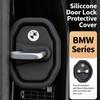 4Pcs Motorcycle sticker /Silicone Car Door Lock Buckle Car Door Latch Mute Damping Cushion For BMW M 2 3 E46 E90 E60 F30 F10 E39 XR1