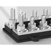 250A Dual Bus Bar 12V Dual Row Bus Bar Power Distribution Block 12 x 5/16" Terminal Studs Positive and Negative Battery Bus Bar