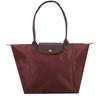 Le Pliage Brand Logo Design Nylon Tote Shopping Bag Handheld Shoulder Bag Large Women Tote Pomegranate 1899919P98