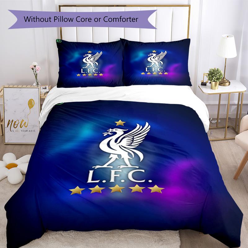 Liverpool Duvet Cover Set Perfect for Dormitory Soft Fabric Christmas Gift