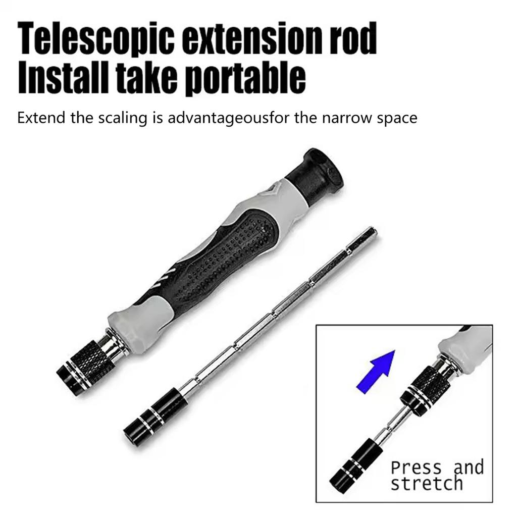 115 in 1 Precision Screwdriver Set Carbon Steel Disassembly and Repair Tools for Household Appliances Repair Needs