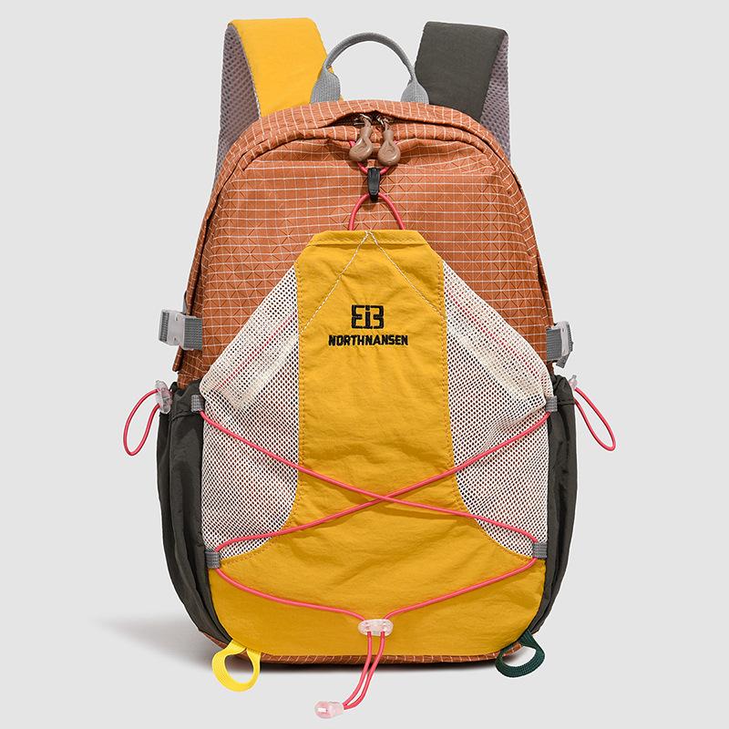 Schoolbag female ins Japanese niche simple contrasting color versatile design sports outdoor travel college student backpack
