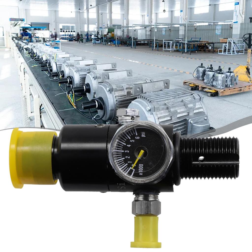 Thread Air Tank Regulator With Gauge 1200Psi M18*1.5