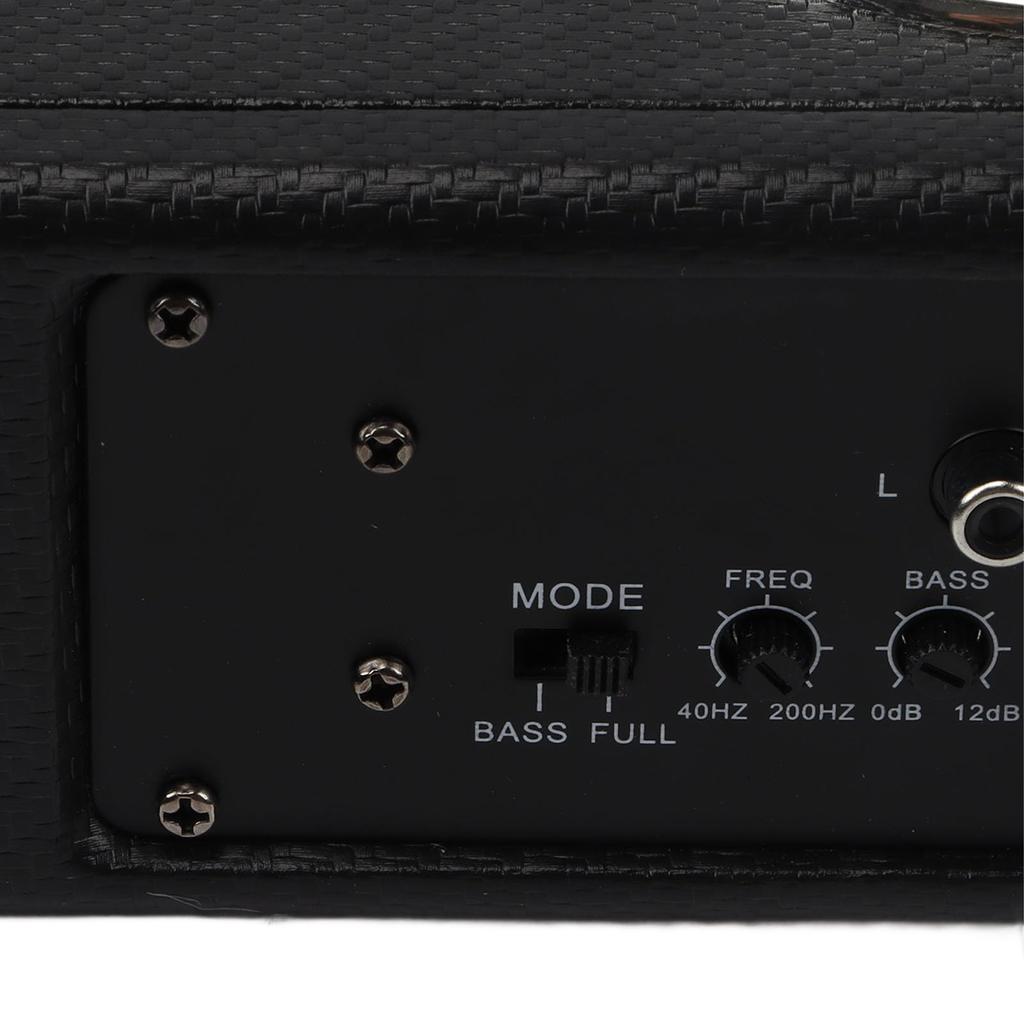 Εξαιρετικά Λεπτό Υπογούφερ Αυτοκινήτου Εξοικονόμηση Χώρου 800W 4 Ohm Ενεργό Μεγάλο Υπογούφερ Αυτοκινήτου για Καθίσματα Εμπειρία Μουσικής με Βύθιση