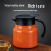 Luxury 316 Stainless Steel Large Capacity Office Teapot and Insulated Water Bottle Combo