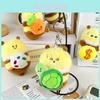 Creative Plush Bee Keychain Adorable Couples Accessory Soft Pp Cotton Material