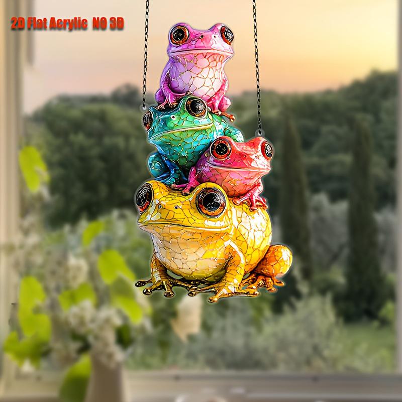 

1 шт. подвеска-украшение лягушка, для сада на открытом воздухе, украшение для двора. Это лучший подарок для семьи, друзей и любителей животных