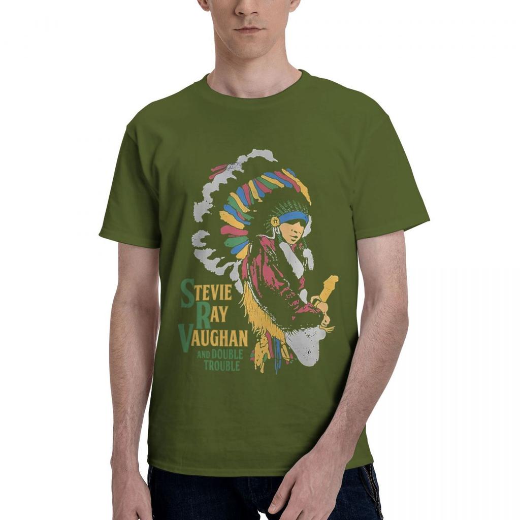 Stevie Ray Vaughan Unisex 100 Cotton Casual Breathable Confortable Tshirt Funny Mens TShirt Graphic Tee