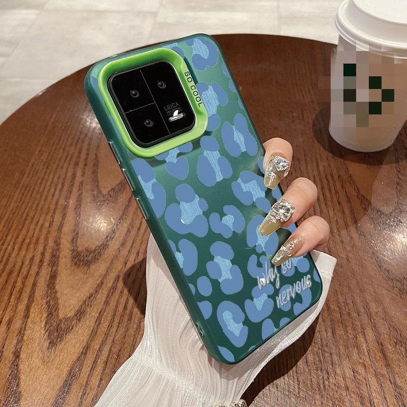 

Модный чехол с леопардовым принтом для iPhone 16 Samsung A55 A35 S24 Xiaomi Redmi Note 13 Pro 14C Huawei Honor 200, противоударный чехол-бампер для телефона с защитой от царапин Samsung A54 5G