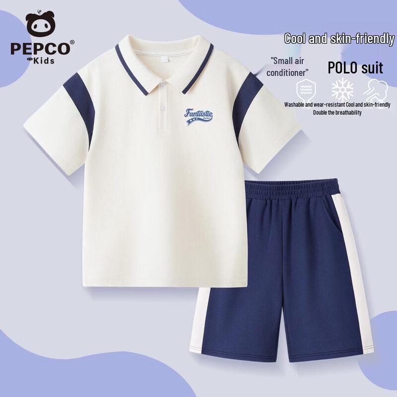 PEPCO Boys Summer Polo Shirt & Shorts Sport Set 140