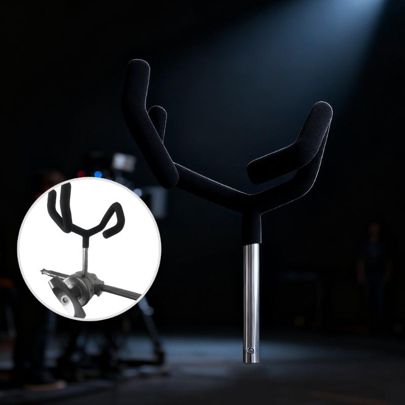 Flexible Mic Boom Rod Stand Holder with C Clamp Mount for Podcasting Instrument and Stage Performances Studio Recording