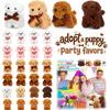 8-40 Pcs 5 Inches Mini Plush Dogs Small Stuffed Dog Bulk Plush Toy Adopt a Dog Party Favors for Gift Bag Fillers Back to School
