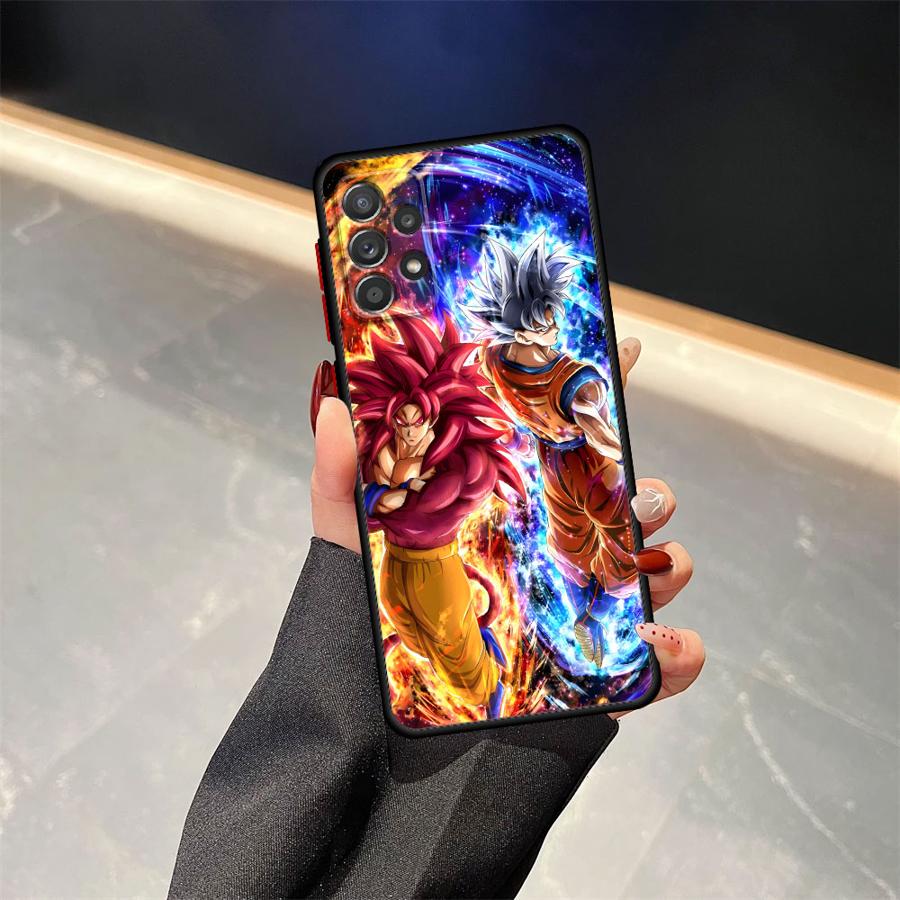Case for Samsung Galaxy A14 A15 A16 A12 A05 A30 A70 Note 20 Ultra 10+ 9 8 A13 A50 A06 Back Phone Cover Dragon Ball Goku Vegeta
