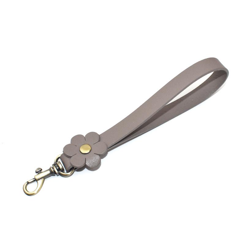 

Bag Wrist Strap Portable Leather Women Clutch Bags Handles Replacement Purse Wallets Straps Wristlet Keychain Accessories сірий колір