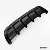 25"x 5" Universal Car Kit Rear Bumper Cover Trim Shark Fin Spoiler Lip Diffuser
