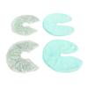 1 Pair Breast Gel Pads Reusable Hot Cold Compress Breast Nursing Ice Pack for Breastfeeding Green