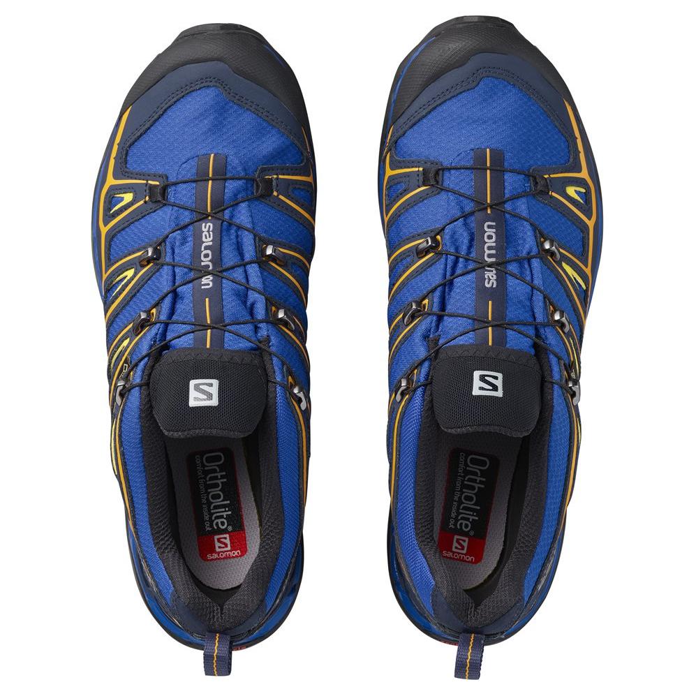 SALOMON X Ultra 2 Slip Resistant Abrasion Resistant Slip Resistant Abrasion Resistant Low top Running Shoes Men's Blue 393517