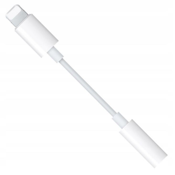 Phone Adapter, Cable Adapter Connector For Iphone, Jack 3.5Mm, White