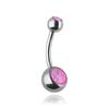 Pink And Purple Belly Button Ring - Kp-016 1.6/10