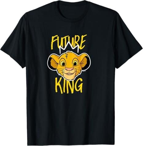 Lion King Simba Future King Black TShirt S