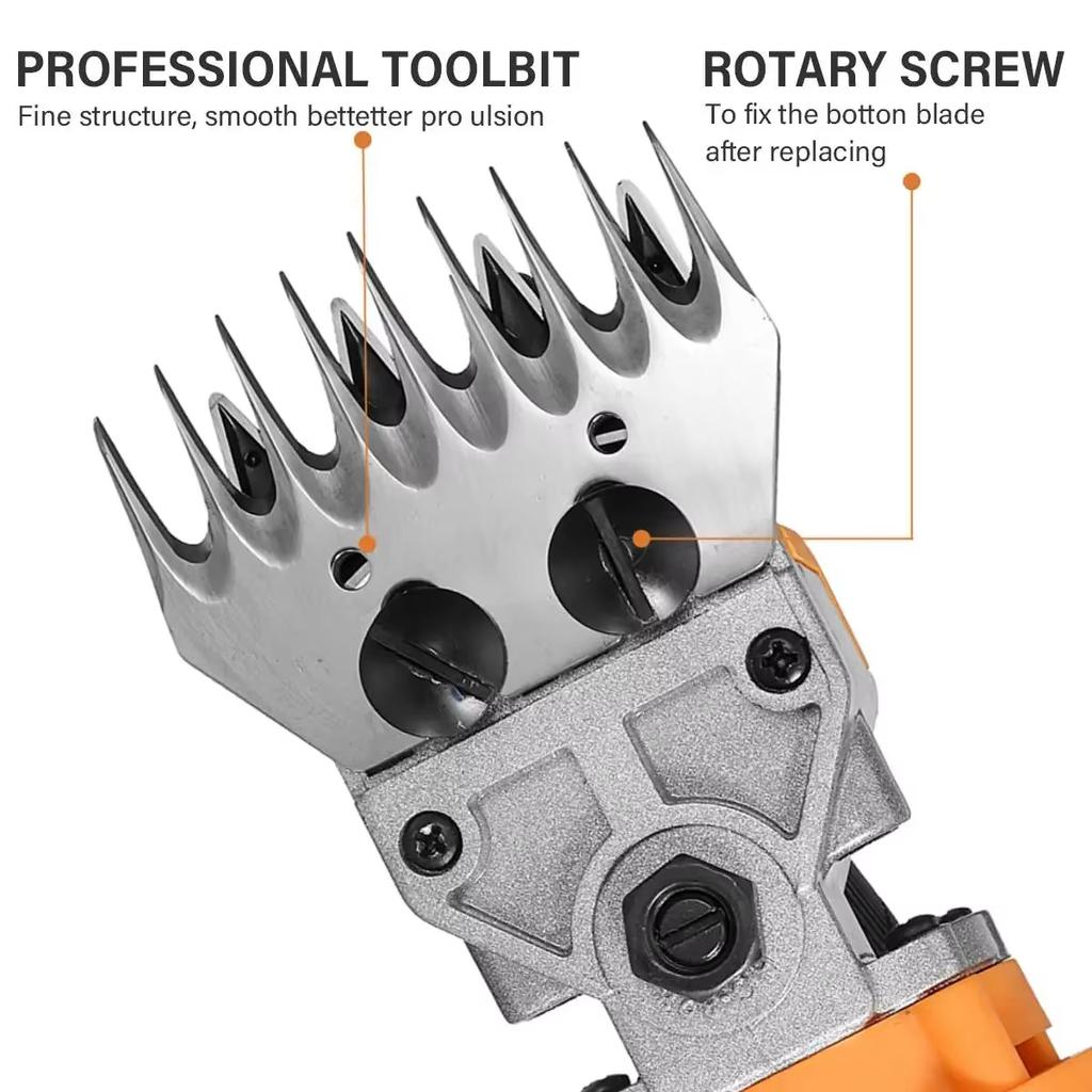 2500W 6 Gears Adjustable Speed Wool Scissor Electric Sheep Pet Hair Clipper Shearing Kit Goat Pet Animal Shearing Cutting 220V