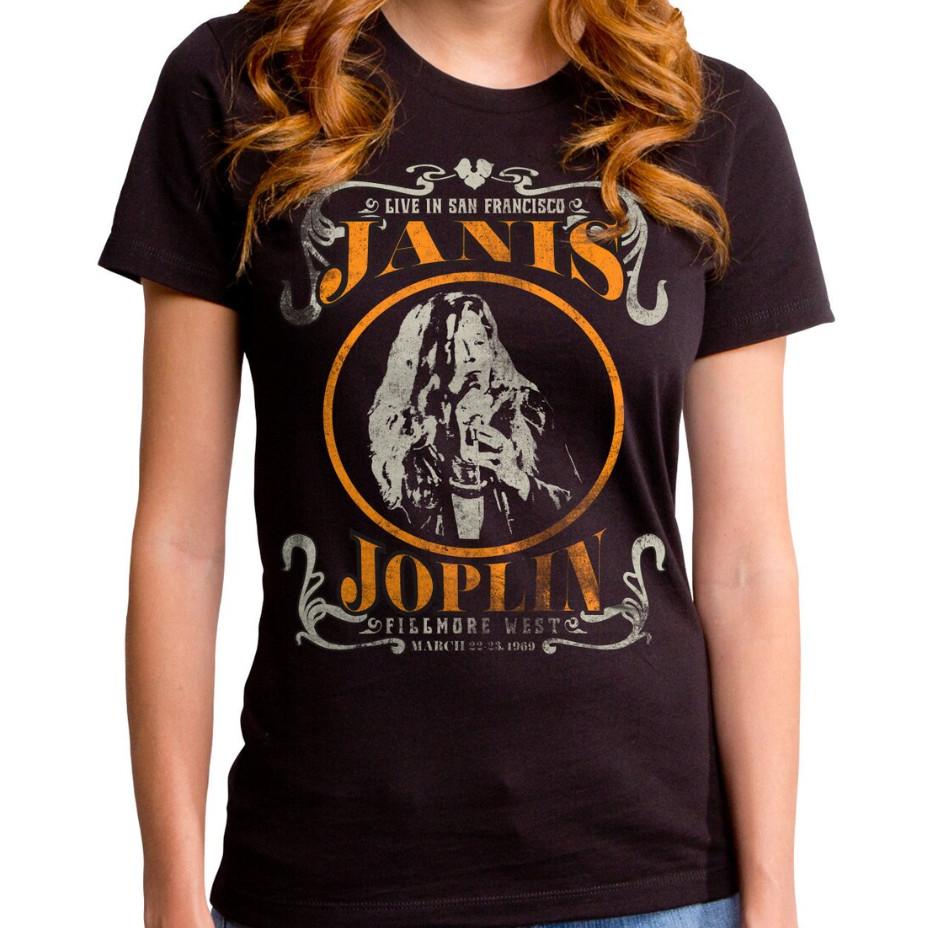 Vintage 60s JANIS JOPLIN Live in Francisco Concert 1969 T-shirt S-5XL L