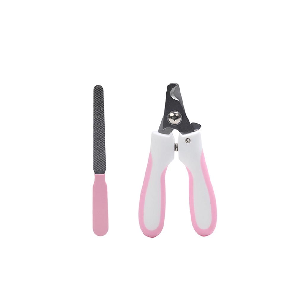 

Pet Grooming Scissors Dog Cat Supplies Pet Nail Clippers Pet Accessories Set 12.5x5cm розовый