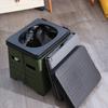PP Outdoor Camp Toilet mit Deckel Faltbare LKW-Toilette Tragbare Falttoilette Wandern und Outdoor