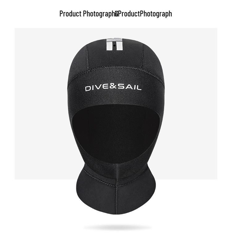New 3MM Thickened Warm Diving Cap for Men and Women - Winter Swim, Snorkeling, Surfing, Sun Protection, Wetsuit Hood, Facekini.