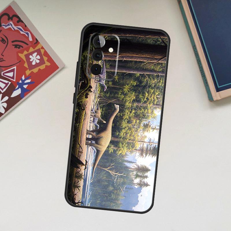 Dinosaur Case For Samsung Galaxy A13 A53 A33 A23 A06 A56 A16 A36 A55 A35 A17 A54 A34 A14 A52 A32 A15