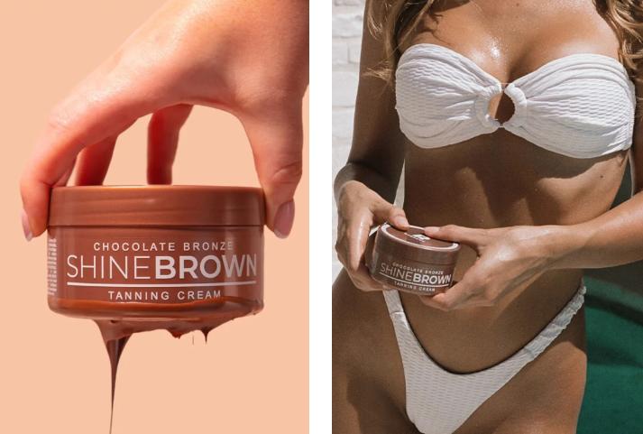 Byrokko Shine Brown Chocolate Bronze Illuminating Cream Beschleunigende Bräune 200ml
