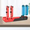 Multiple Angles Gamepad Charger Stand with Overheating Protections Compact Charging Stations Easy Carrying for Switches