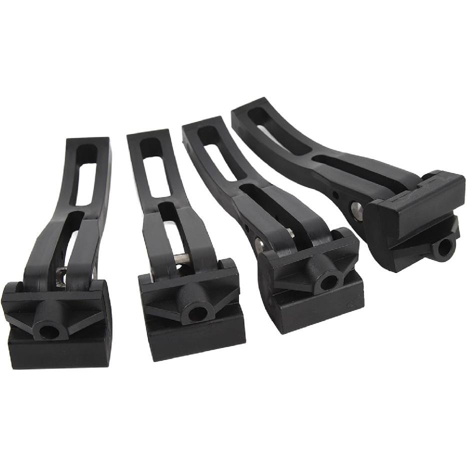 Trifold Tonneau Cover Clamps, 4-Piece Replacement Clamp Set for Hard and Soft Folding Truck Bed Covers