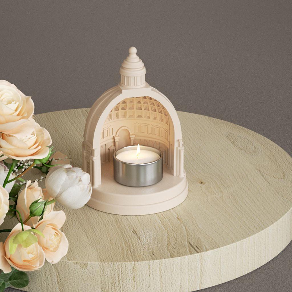 Multipurpose Sturdy Silicone Castles Candle Holder Mould Set Portable for Resin Plaster Craft Supplies Assorted Sizes