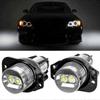 LED Angel Eyes Sada světlometů Kompatibilní s BMW E90 E91 6000K Xenon Bílá Denní Svícení Upgrade Žárovky