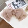 New Fashion Bow Hair Clip Women Elegant Solid Bowknot 3-Layer Satin Hairpin Barrettes Girls Ponytail Clip Hair Accessories
