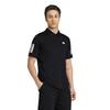 Tennis Club Polo Shirt for KUE81 Black Size S [Adidas] 3-Stripes Men, (JG0985)