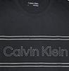 Calvin Klein Crew Neck Short Sleeve Khaki with Size M [Calvin Klein] Men's T-Shirt, Logo, Black, [Used]