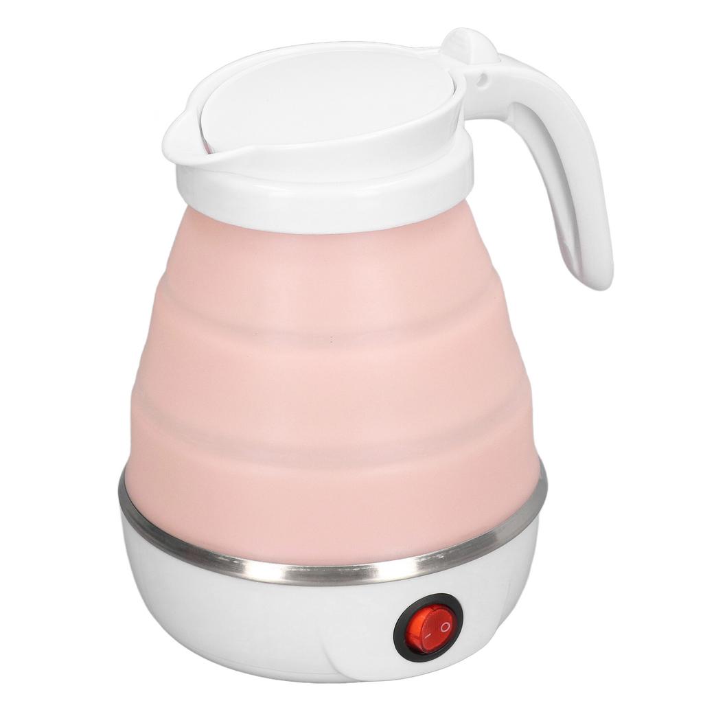 Folding Silicone Kettle 600W Efficient Food Grade Safe Foldable Electric Kettle for Travel Camping Outdoor