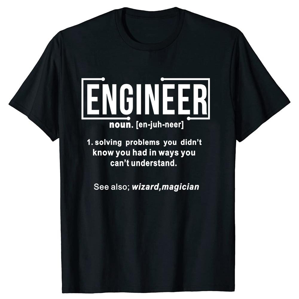 

Engineer Dad Definition Noun Funny T Shirt Men Summer Cotton Harajuku Short Sleeve O Neck Streetwear Black Geek Computer T-sh... S