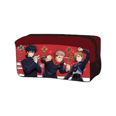 Jujutsu Kaisen Box Pencil Case, Design A Red